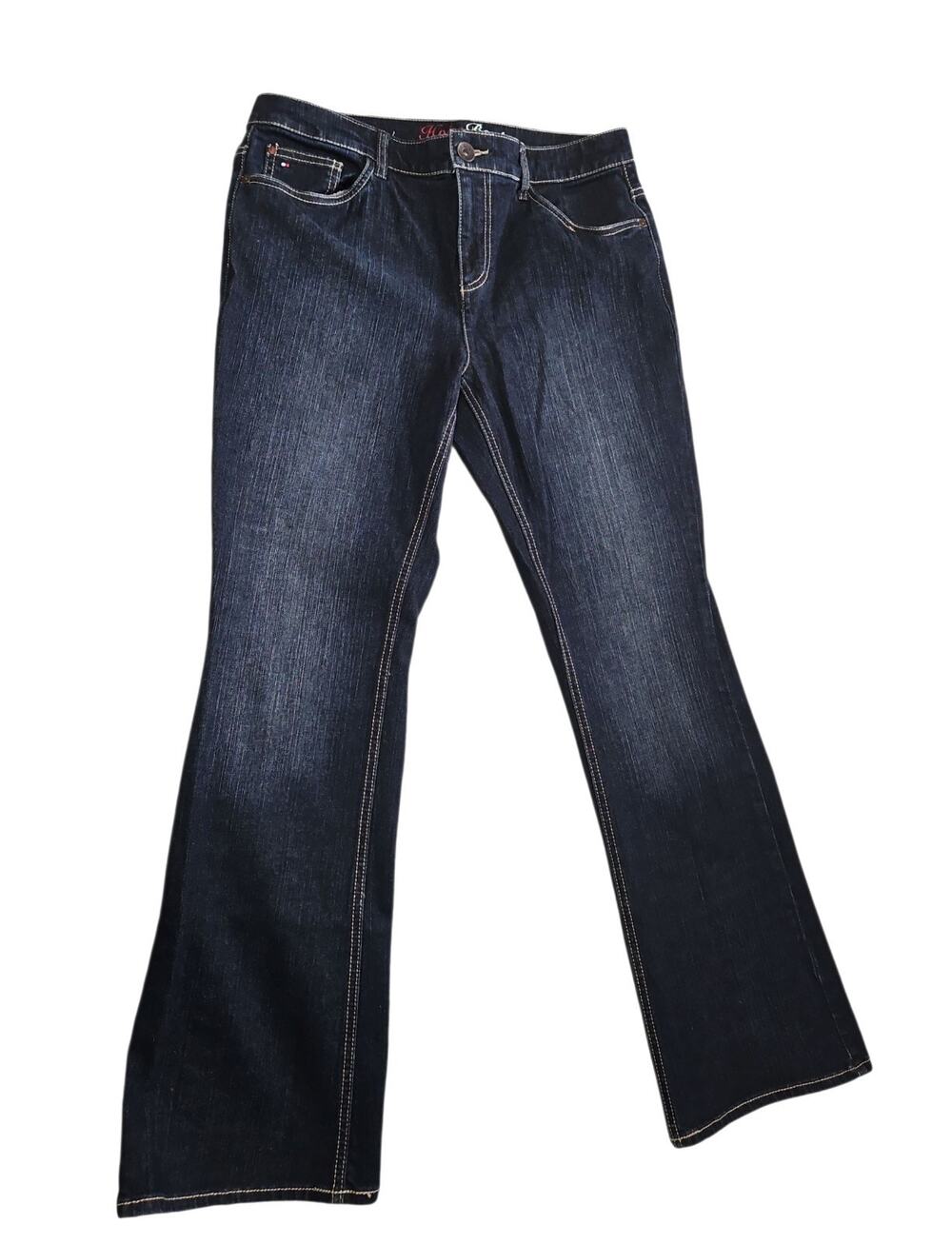 Tommy Hilfiger Hope Boot Blue Jeans Womens Sz 12
